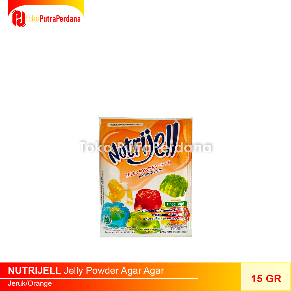 Nutrijell Jelly Powder Agar Jeruk Gr Besar Lazada Indonesia