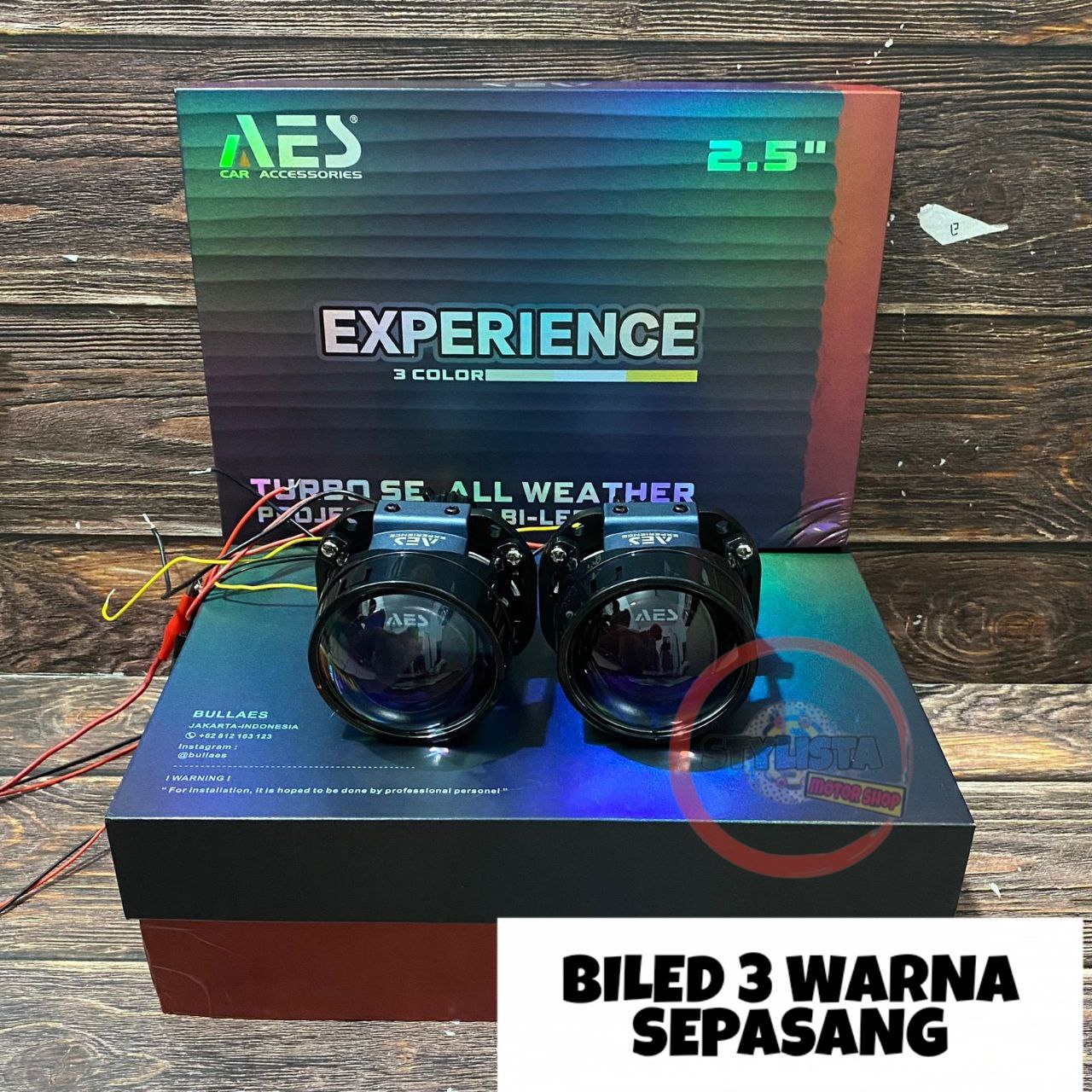 PAKET BILED AES TURBO SE GEN 3 ALL WEATHER 3 WARNA EXPERIENCE 2 5 IMCH