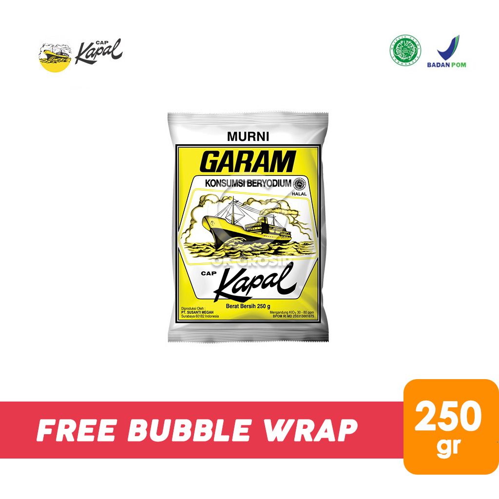 Garam Kapal 500 Gram Garam Kapal 250 Gram Garam Beryodium Lazada