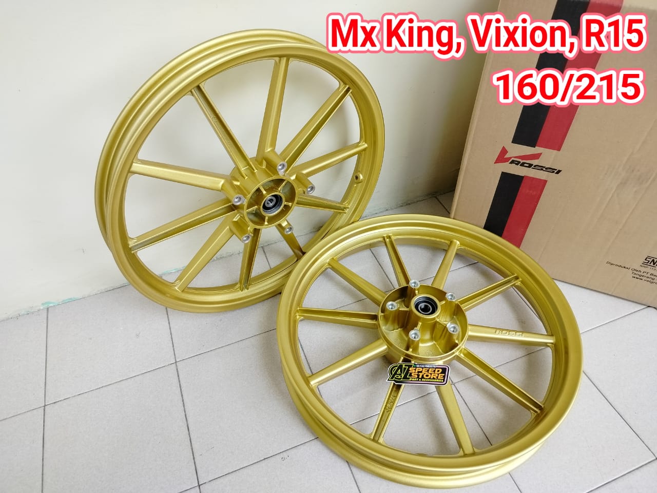 Velg Pelek Racing Vrossi V Rossi Palang Jupiter Mx King Mxking