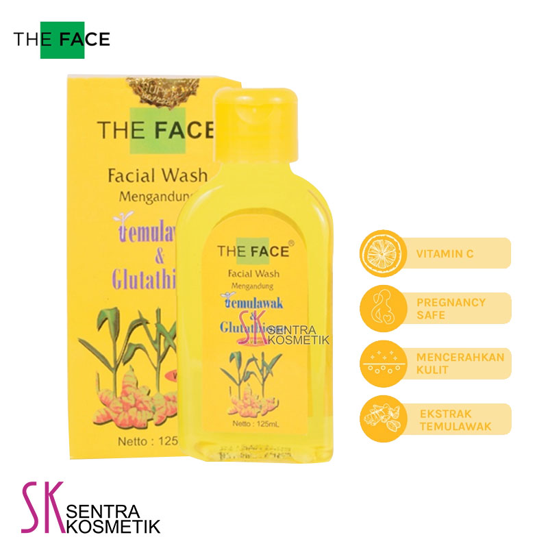 THE FACE Temulawak Facial Wash With Glutathione 125 Ml Lazada Indonesia