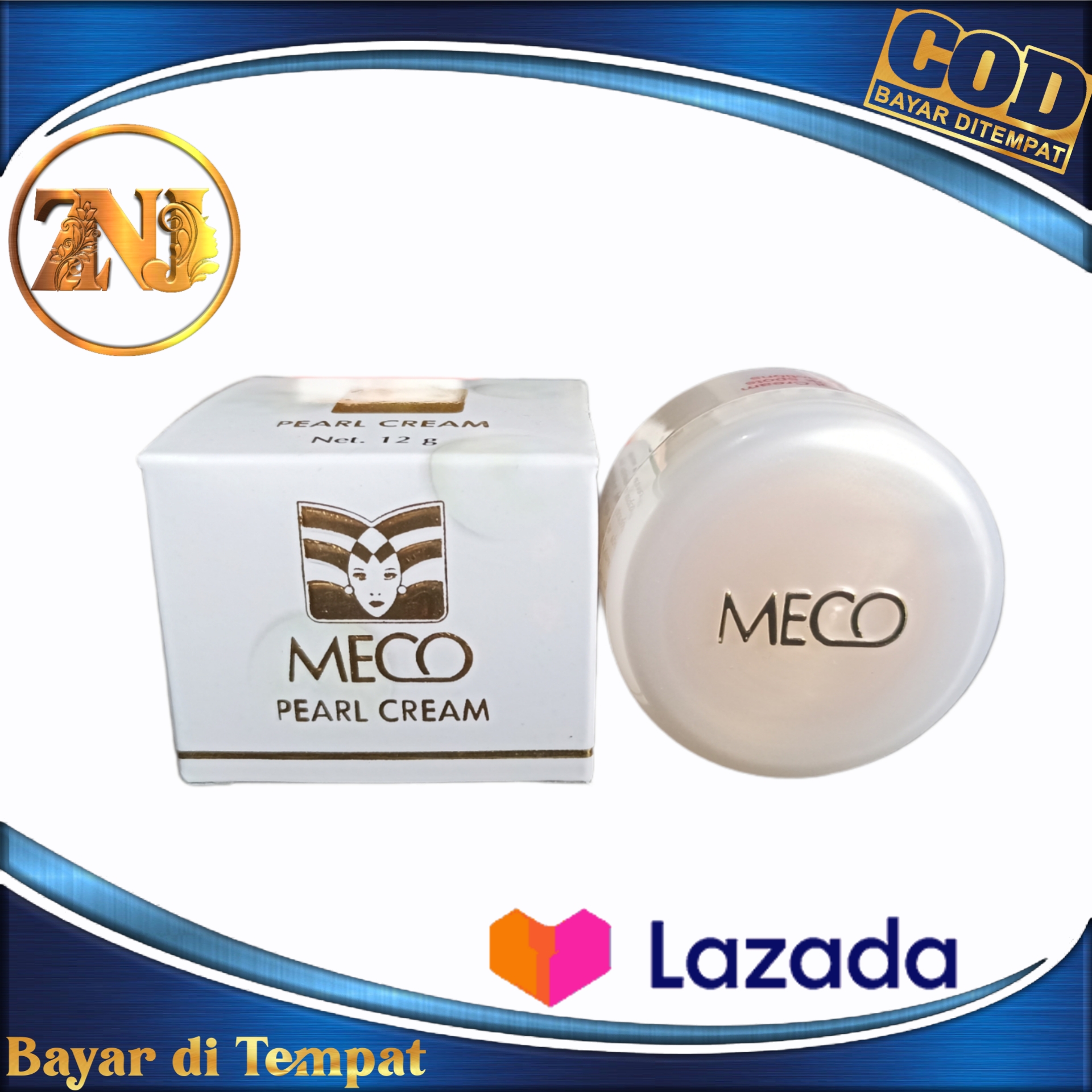 MECO Pearl Cream Krim Siang Malam MECO 12gr COD Lazada Indonesia