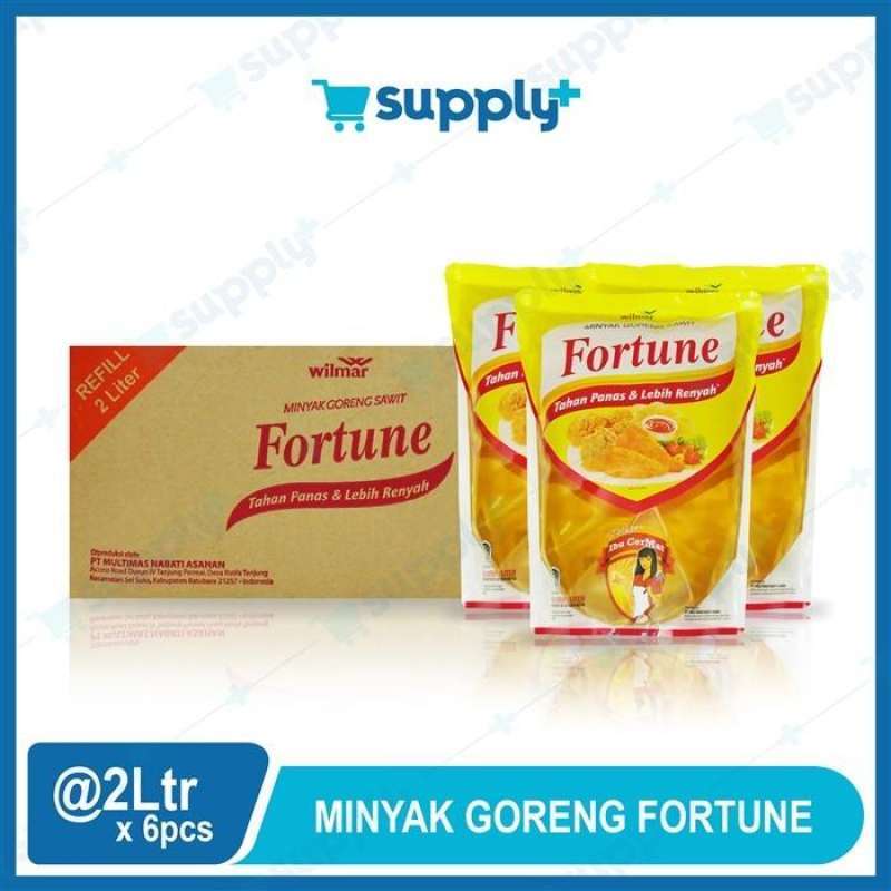 Minyak Goreng Fortune 2 Liter Isi 6 Pouch Per Karton Lazada Indonesia