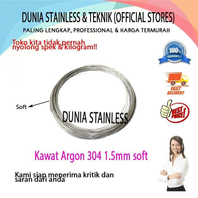 Kawat Argon Mm Soft Kawat Las Lazada Indonesia