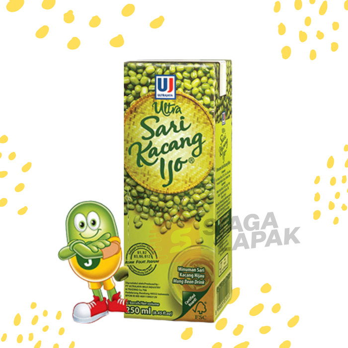 Ultra Sari Kacang Ijo Hijau 250ml Lazada Indonesia