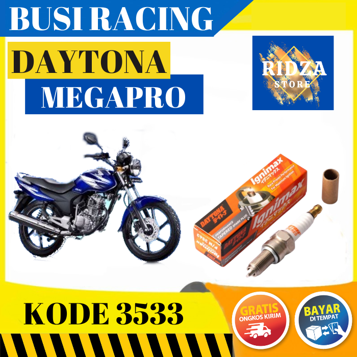 BUSI RACING DAYTONA ORIGINAL HONDA MEGAPRO LAMA IRIDIUM 3533 Lazada