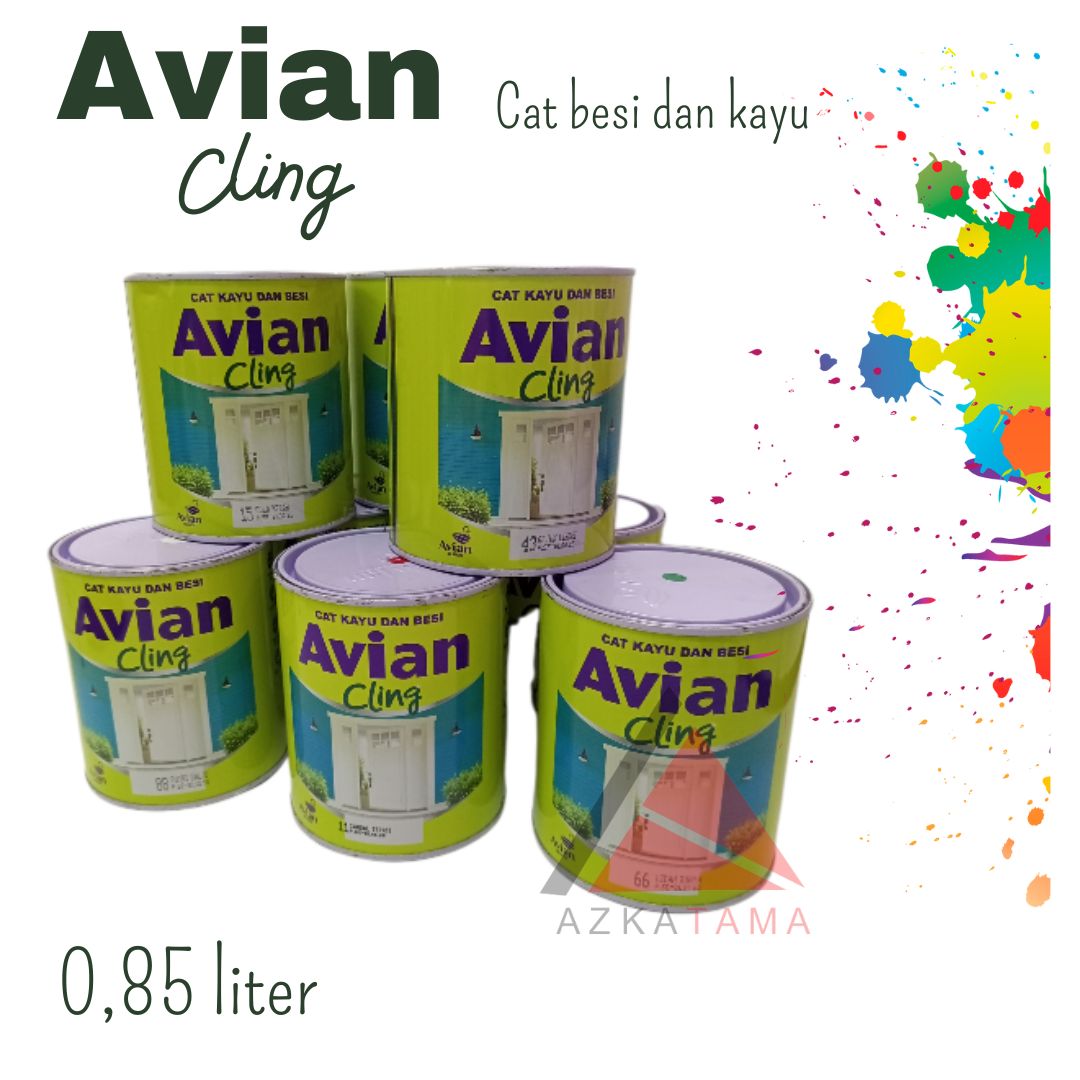 AZKATAMA PAINT Cat Besi Dan Kayu Avian Cling 0 85 Liter Lazada Indonesia