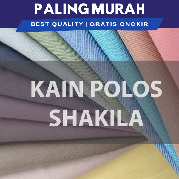 Kain Shakila Premium Meteran Kain Shakila Polos Kain Shakila Dress