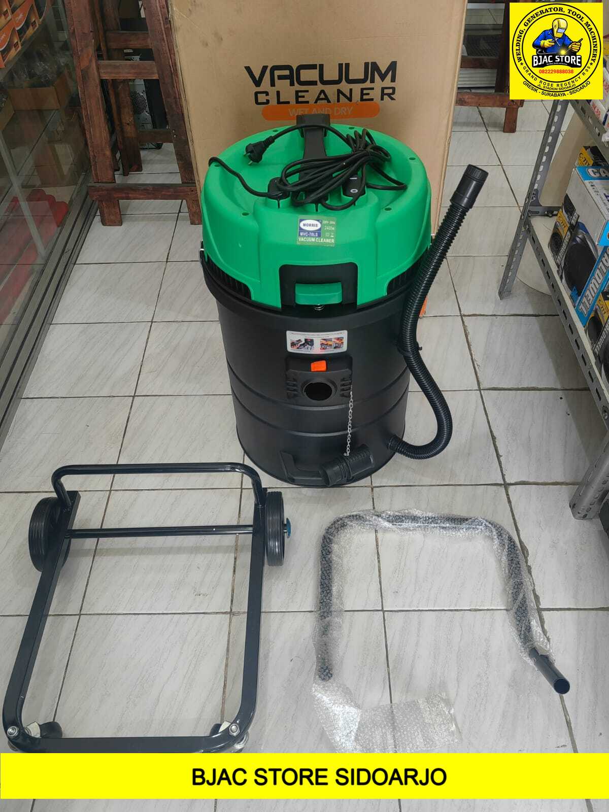 MORRIS Vacuum Vacum Cleaner 70 L Mesin Penyedot Debu WET DRY ORIGINAL