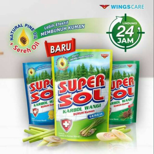 Supersol Karbol Wangi Pouch Ml Lazada Indonesia