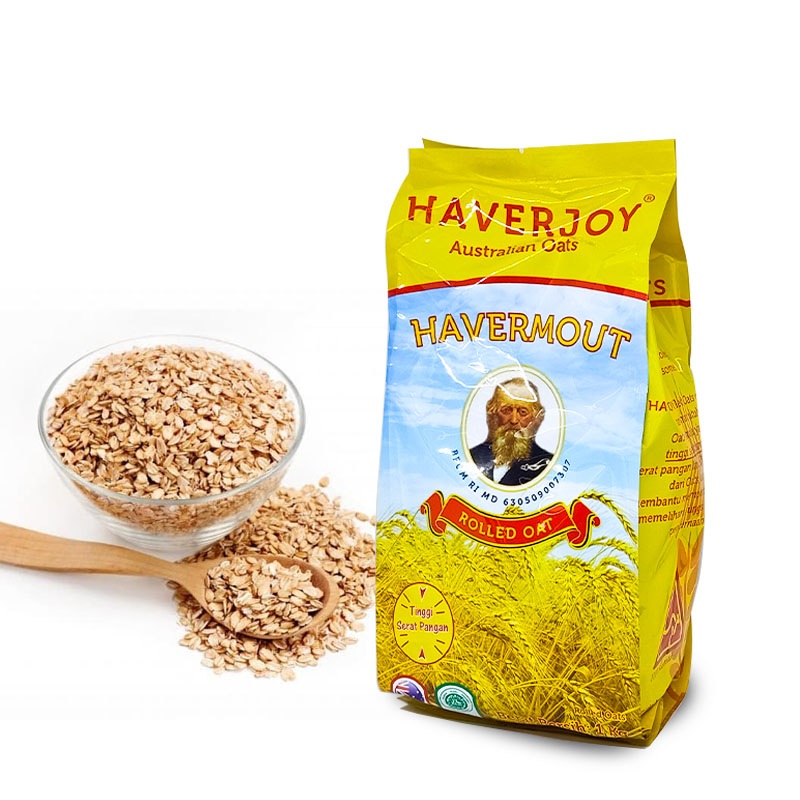 Haverjoy Australian Oat Kg Havermout Rolled Oatmeal Lazada Indonesia