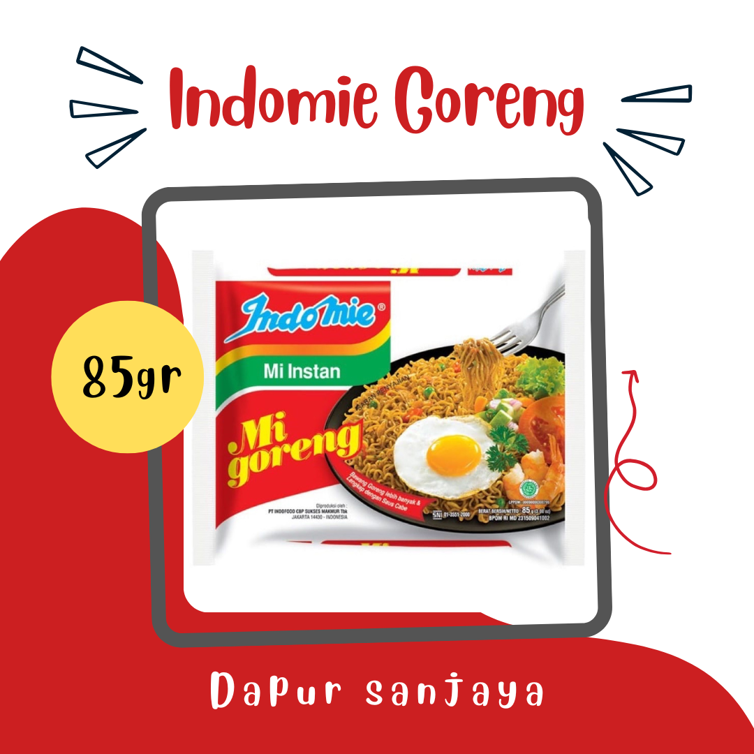 INDOMIE GORENG 85GR MIE GORENG MIE INSTAN Lazada Indonesia