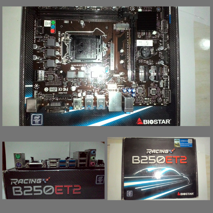 Motherboard Biostar Racing B Et Ddr Socket Lazada Indonesia