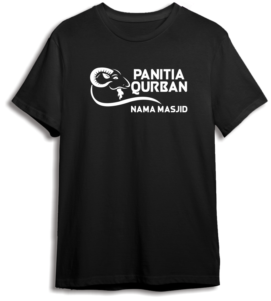 T Shirt Baju Kaos Panitia Qurban Kurban Idul Adha Custom Nama Masjid