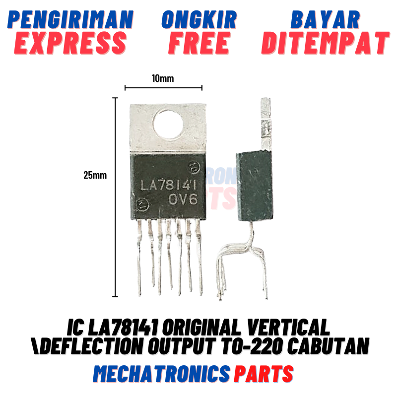 IC LA78141 ORIGINAL SANYO CABUTAN VERTICAL DEFLECTION OUTPUT IC FOR