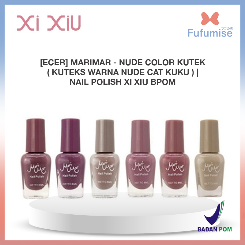 ECER MARIMAR Nude Color Kutek Kuteks Warna Nude Cat Kuku Nail