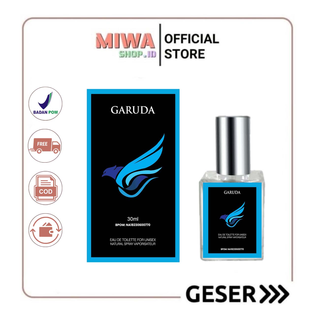 Miwa Bpom Parfum Garuda Ml Special Edition Parfum Eau De Garuda