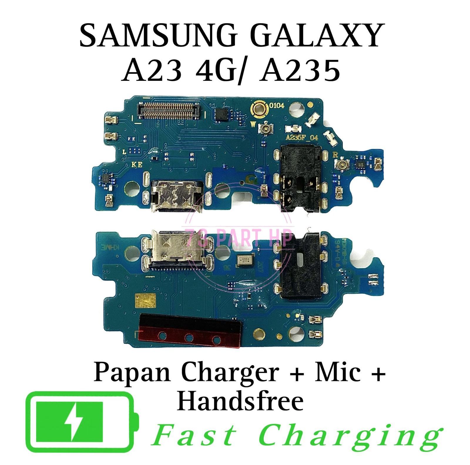 Original Papan Konektor Charger Fast Charging Mic Handsfree Samsung