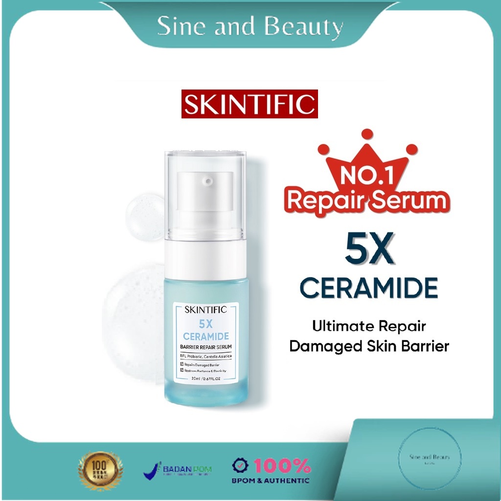 SKINTIFIC 5X Ceramide Skin Barrier Repair Serum 20 Ml Lazada