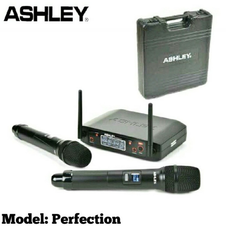 Mic Wireless Ashley Perfection Dan Pro Voice Original Ashley