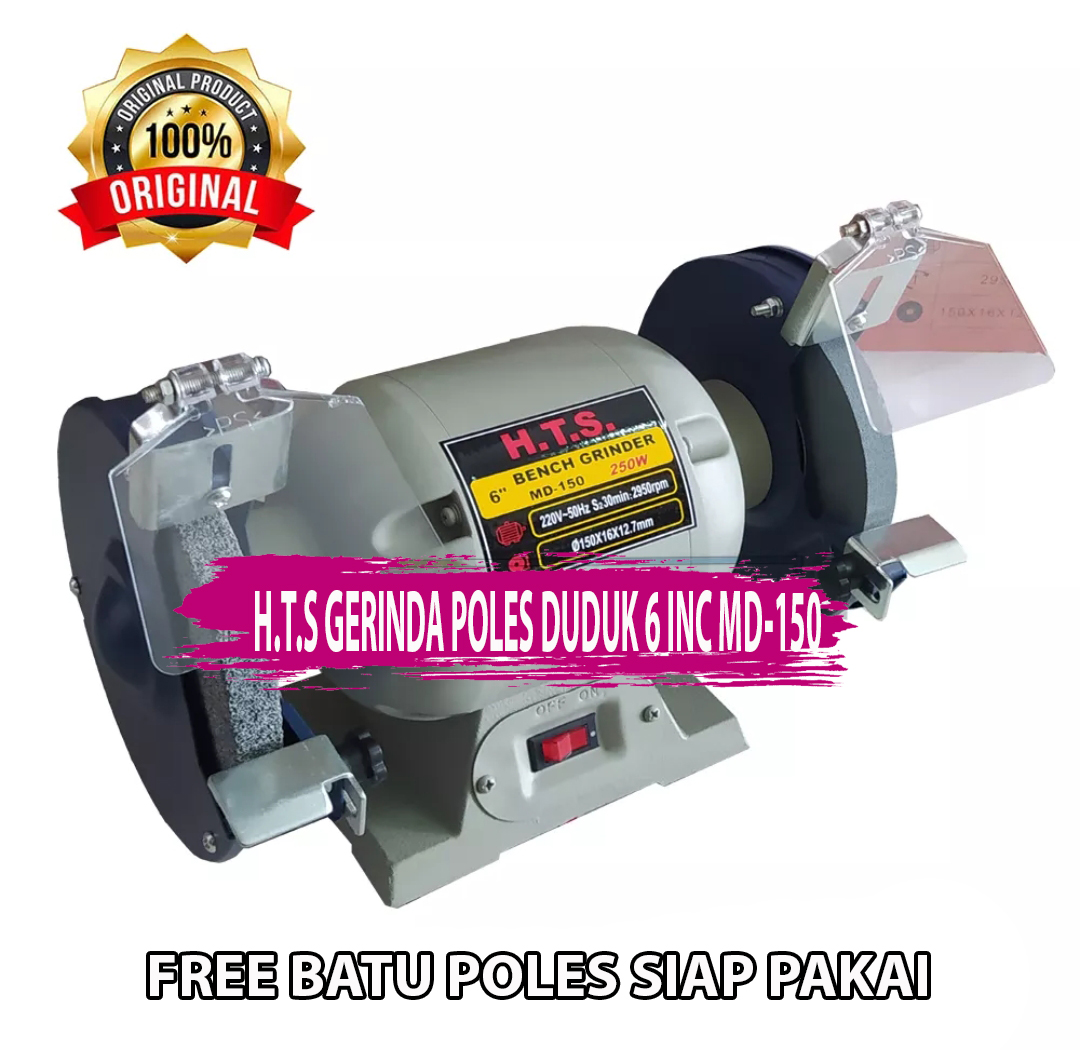 Tekiro RYU Mesin Gerinda Gurinda Duduk Bench Grinder RBG 5 Inchi Alat