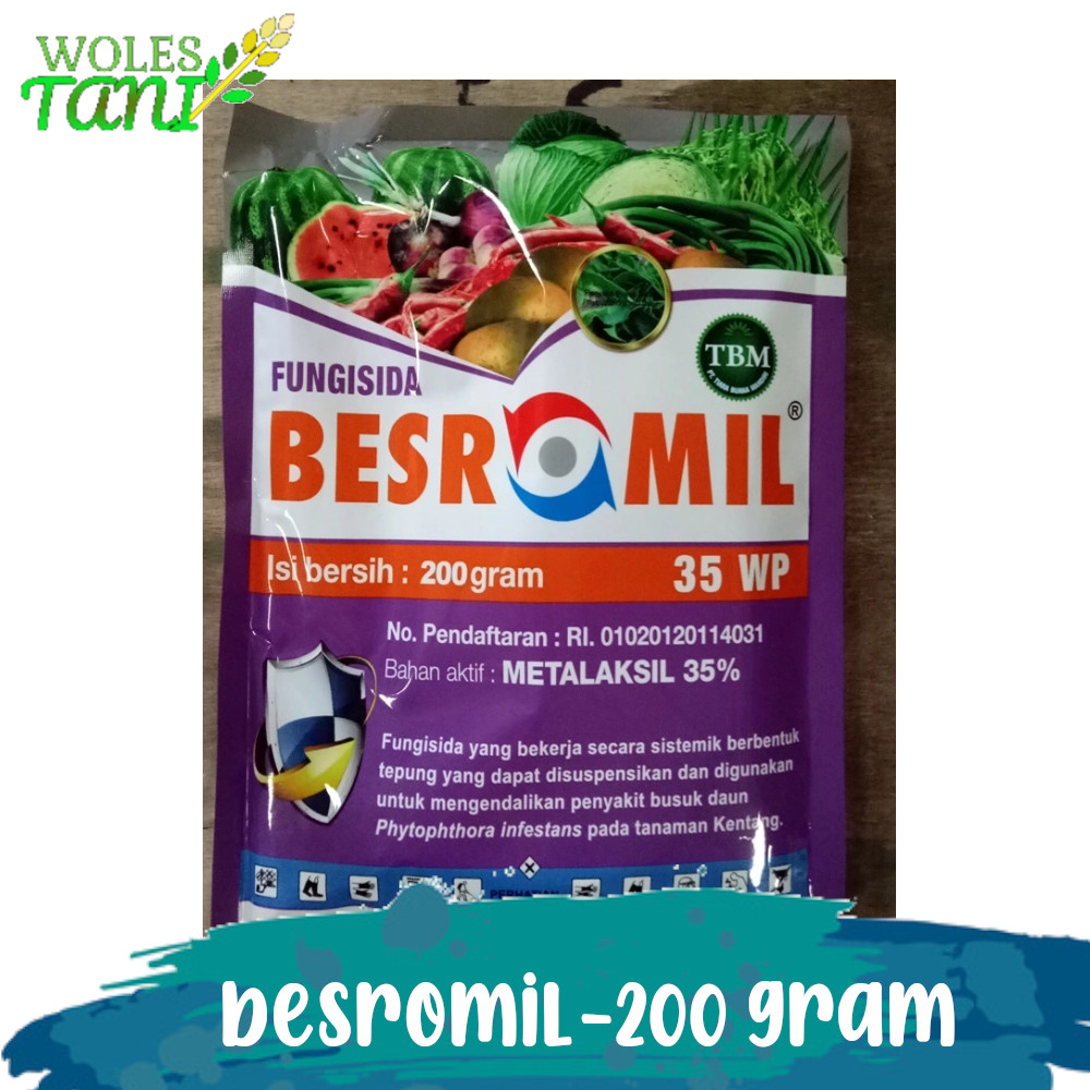 Fungisida Besromil 200 Gram Fungisida Metalaksil Lazada Indonesia