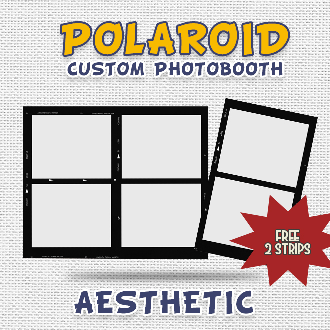 Cetak Foto Ukuran Custome Photobooth Lembar Gratis Polaroid Strips