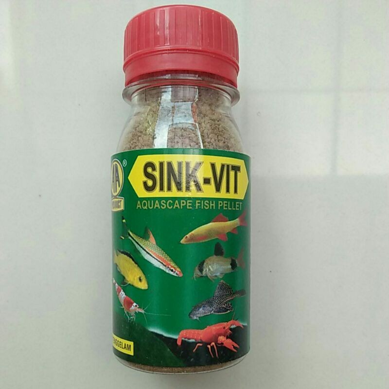 Pakan Ikan Akari Sink Vit Mm Gram Pelet Ikan Pelet Udang Type