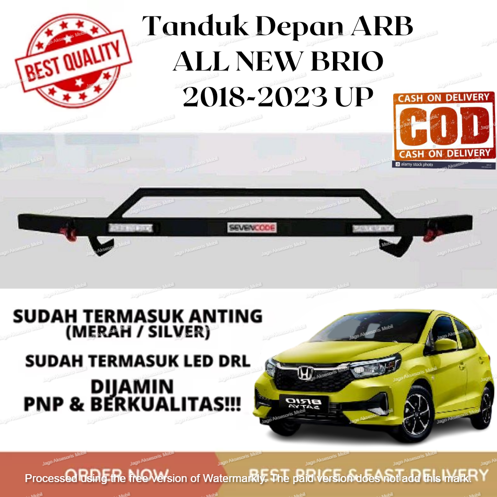 Tanduk Towing Depan Belakang Besi Bar Pelindung Bemper Mobil All New