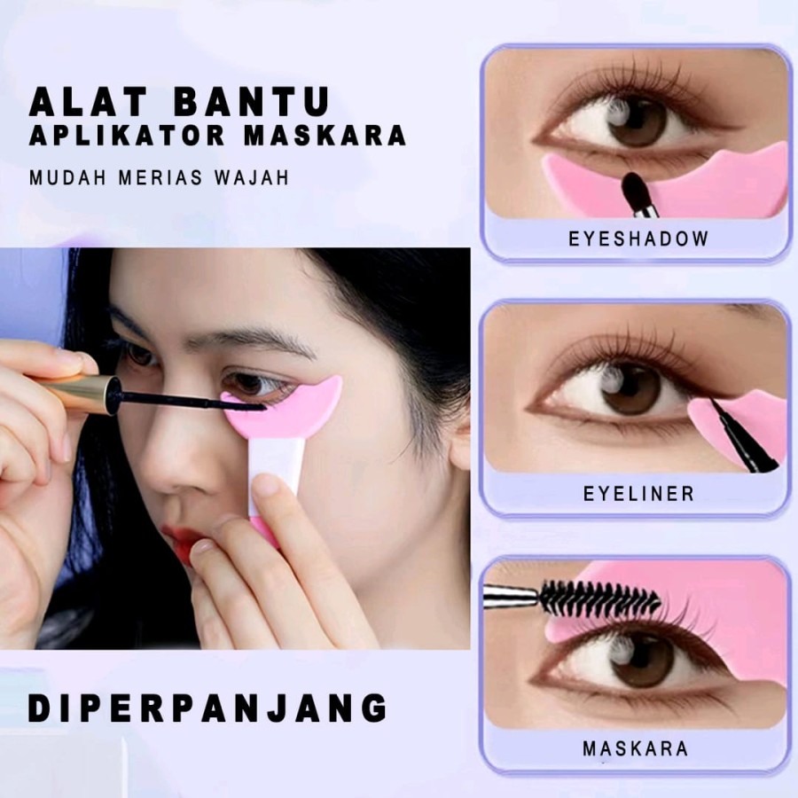 Alat Bantu Aplikator Mascara Cetak Eyeliner Eyeshadow In Makeup