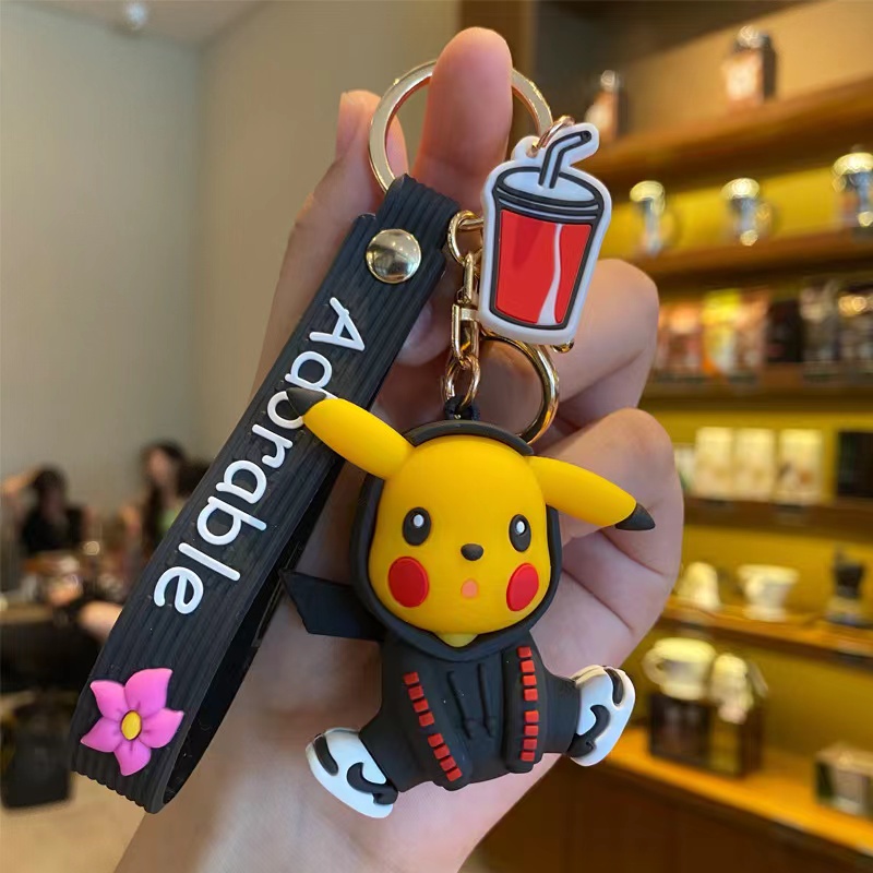 GANTUNGAN KUNCI POKEMON GANTUNGAN KUNCI PIKACHU KEYCHAIN MOTOR