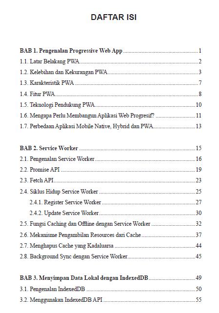 Buku Membangun Aplikasi Mobile Dengan Pwa Progressive Web App Lazada