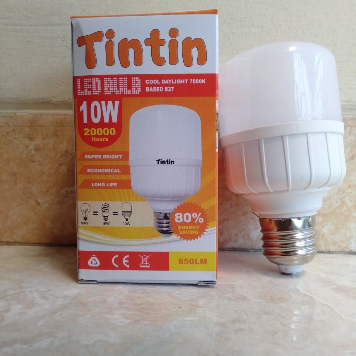 Paket 10 Pcs Lampu Led Tintin 10 Watt Lazada Indonesia