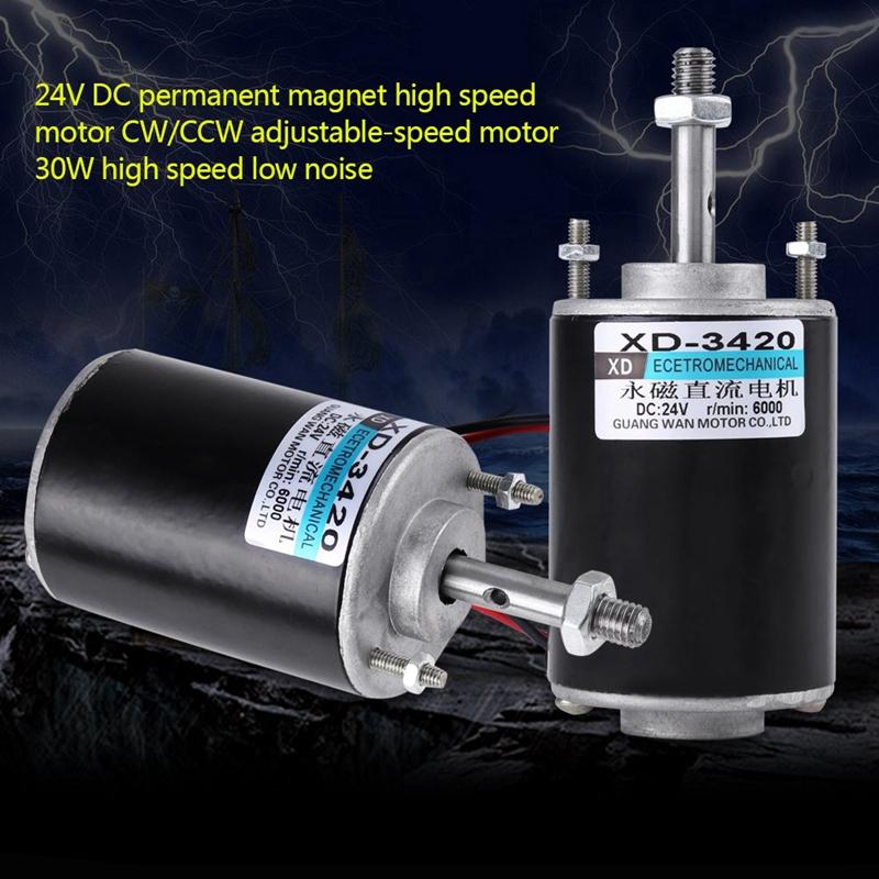 Xd W High Speed Cw Ccw Permanent Magnet Dc Motor For Diy