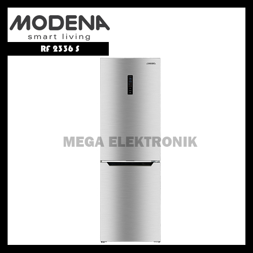 Modena RF 2336 S Refrigerator Kulkas 2 Pintu 335L KHUSUS JABODETABEK