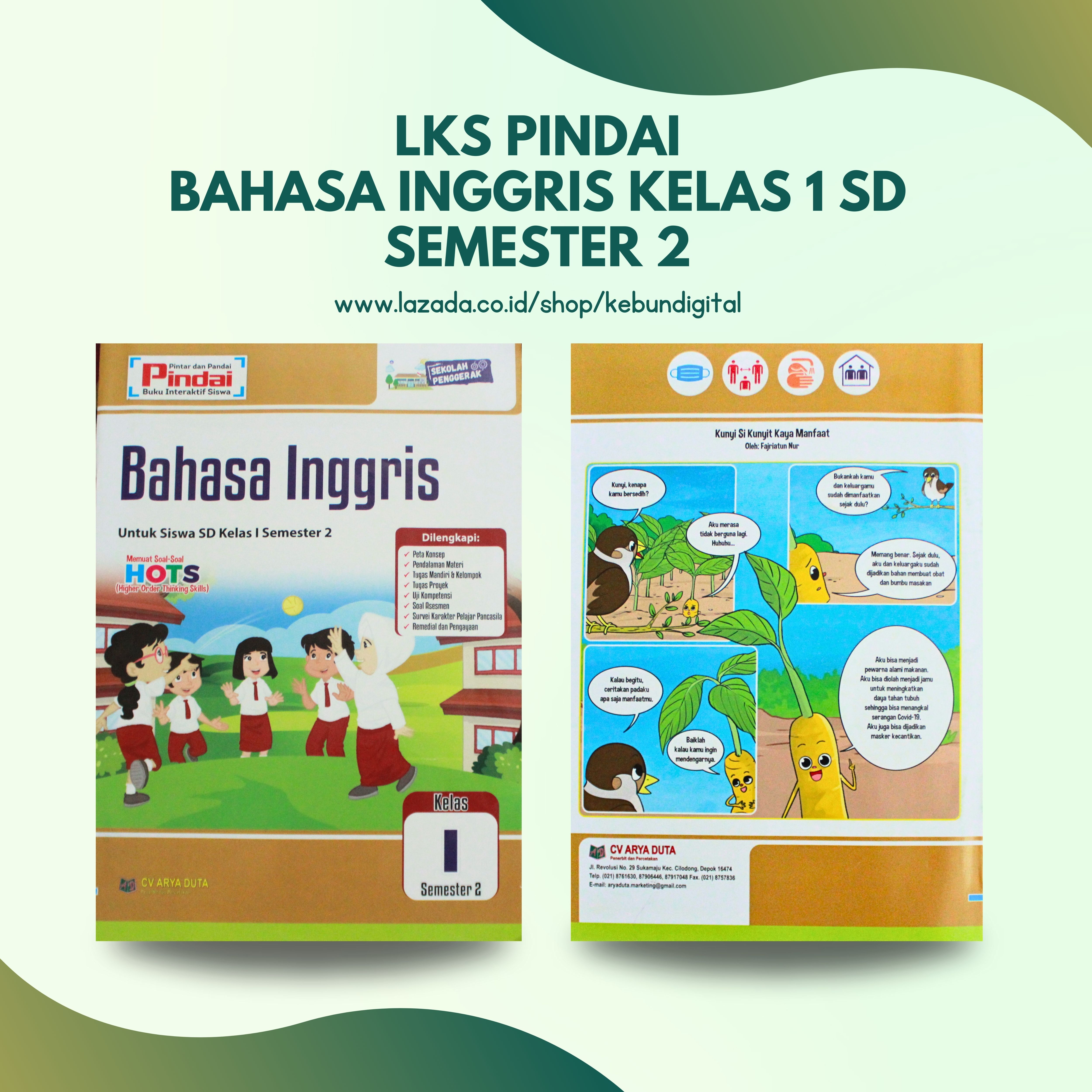 Lks Pindai Bahasa Inggris Kelas Sd Semester Lazada Indonesia