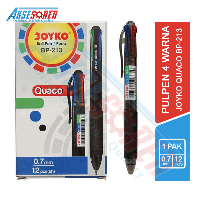 Pulpen Joyko Quaco Bp Pcs Ballpoint Pena Pen Mm