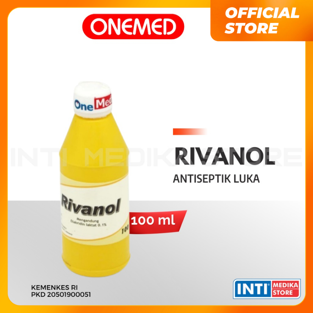 Onemed Rivanol Ml Antiseptic Pembersih Luka Lazada Indonesia