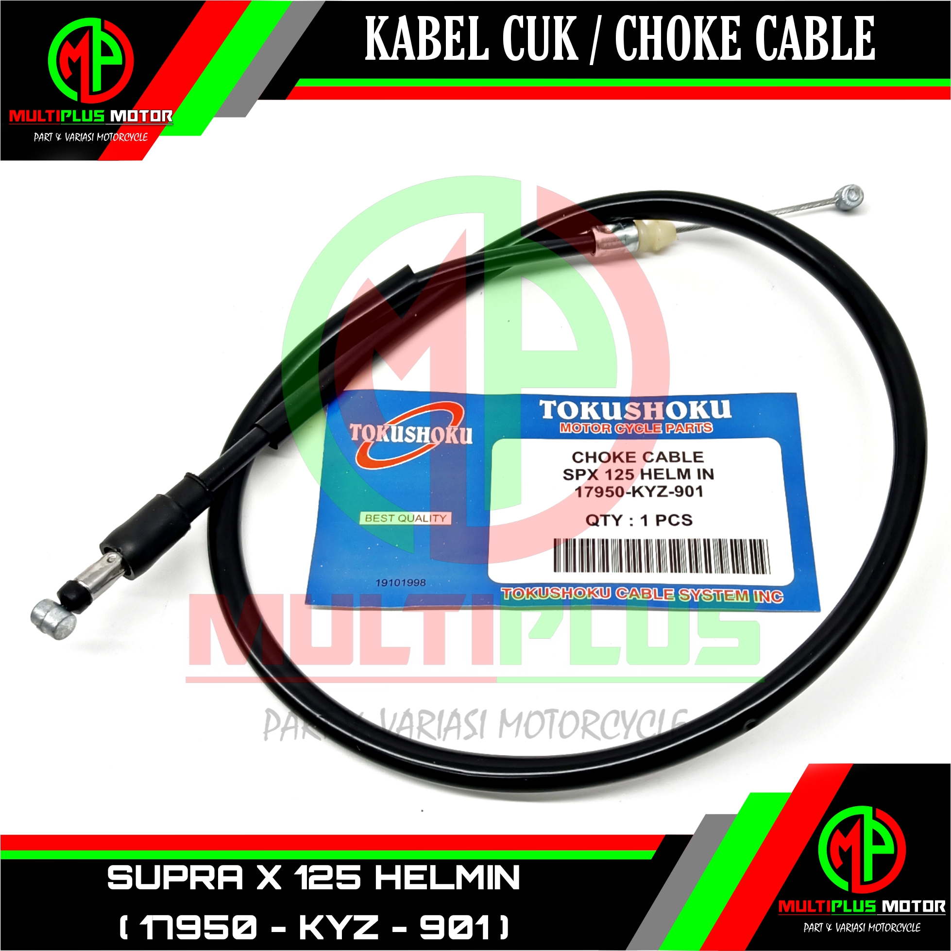 Kabel Selang Tali Olor Cok Cuk Chock Cable SUPRA X 125 HELMIN HELM IN