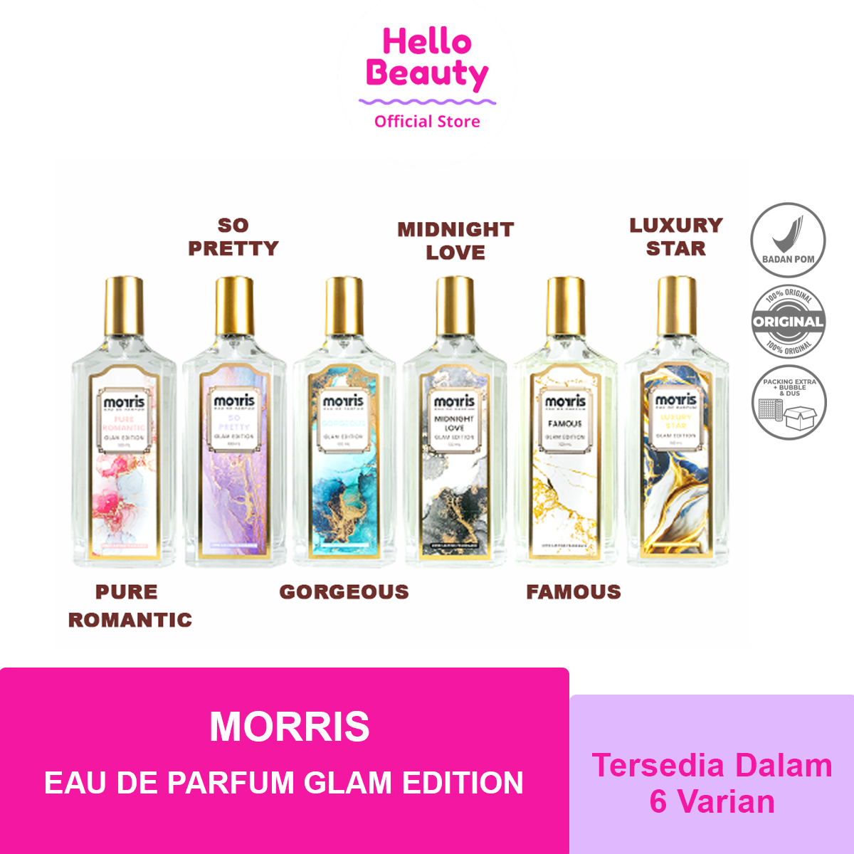 Morris Eau De Parfum Glam Edition Ml Lazada Indonesia