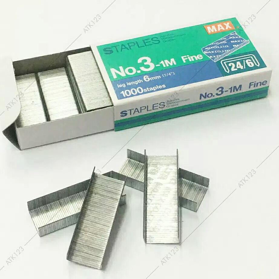 Refill Stapler MAX No 3 1M Isi Staples Hekter MAX Cocok Untuk Staples