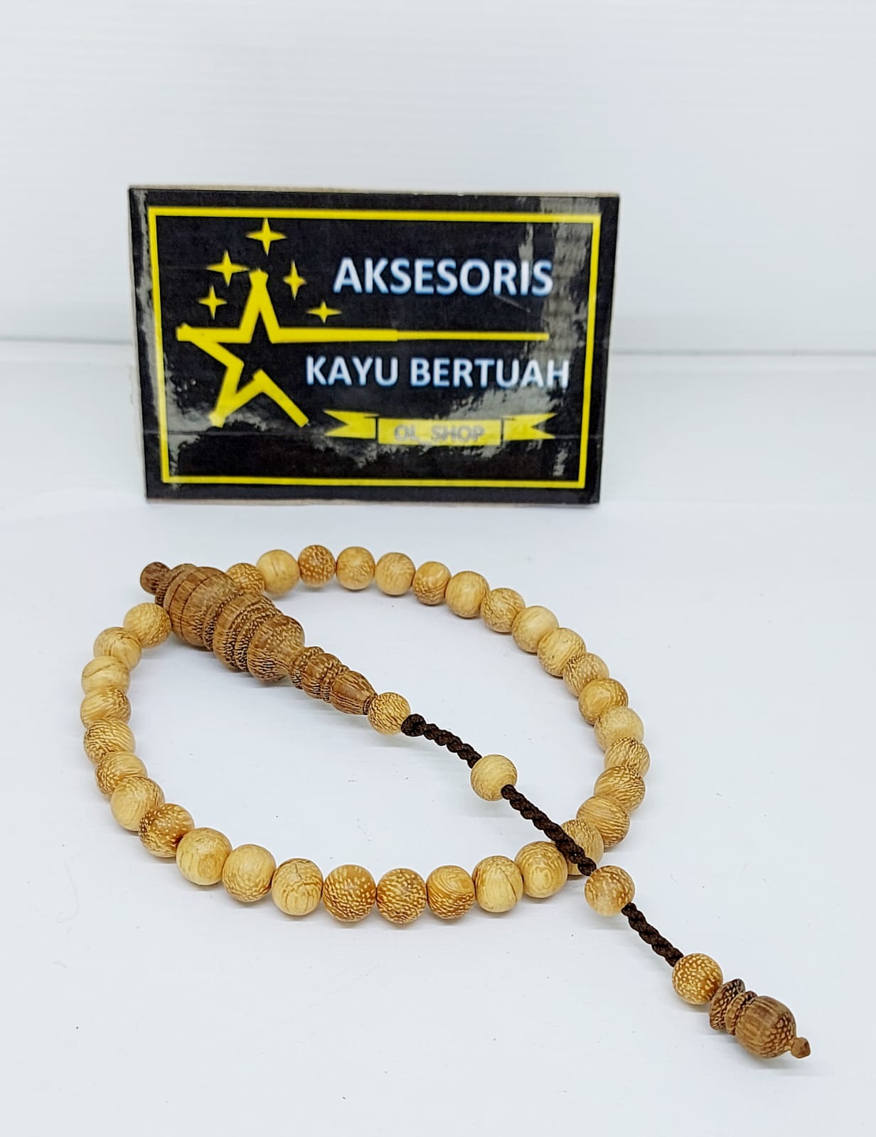 Tasbih Kayu Kelor Mas Isi 33 Butir Terbaru Lazada Indonesia