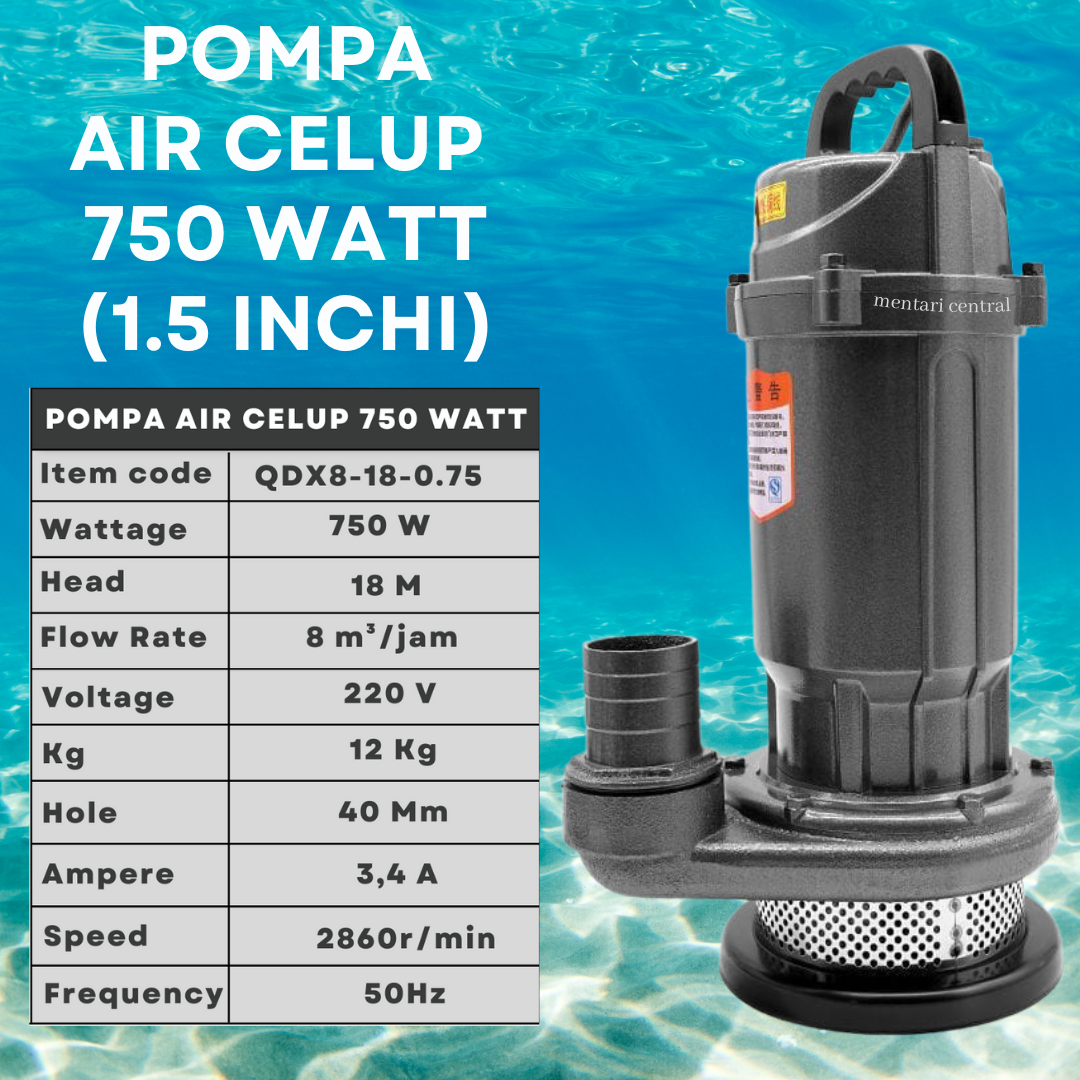 Pompa Celup Air Kotor W Submersible Water Pump Pompa Sawah Pompa