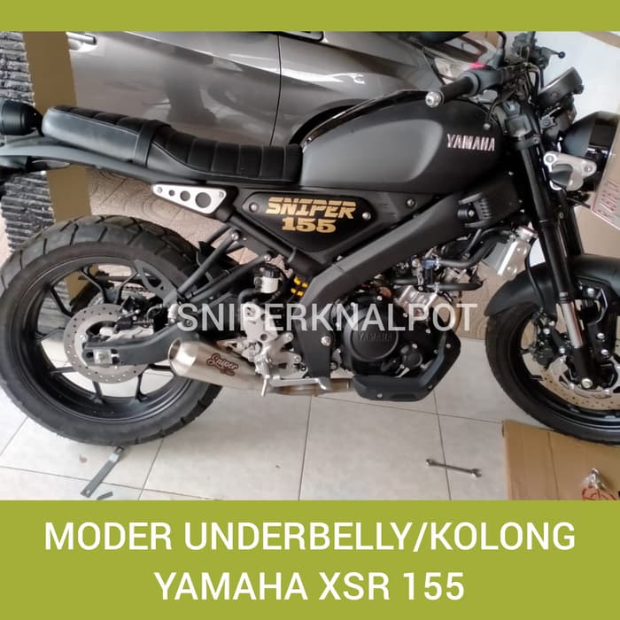 Knalpot Yamaha Xsr 155 Xsr155 Underbelly Kolong Lazada Indonesia