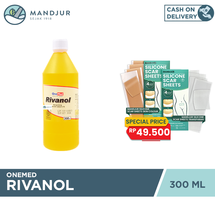 Onemed Rivanol Ml Cairan Antiseptik Luka Lazada Indonesia