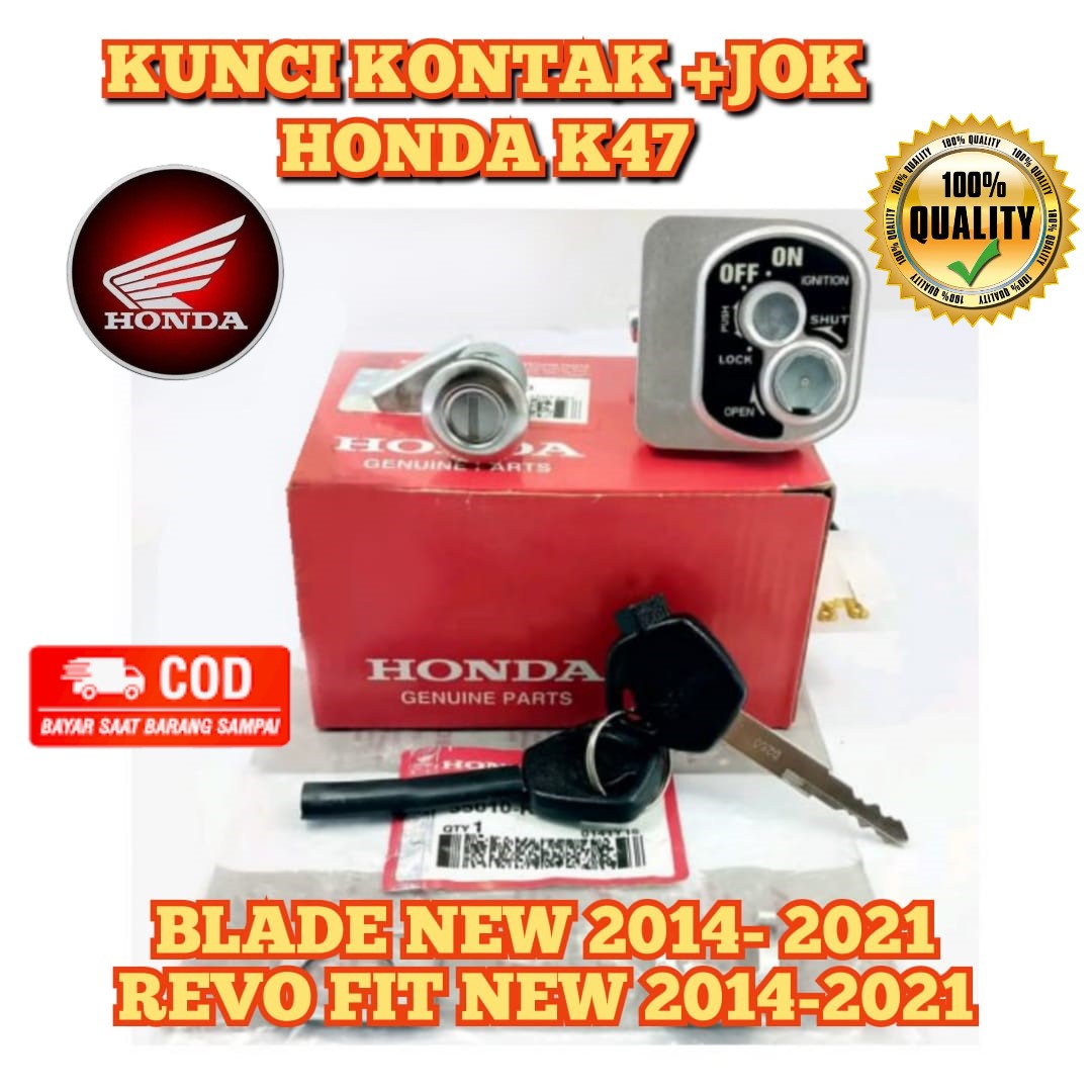 ORI Kunci Kontak Revo Fit New Th 2014 2021 Blade New Th 2014 2021