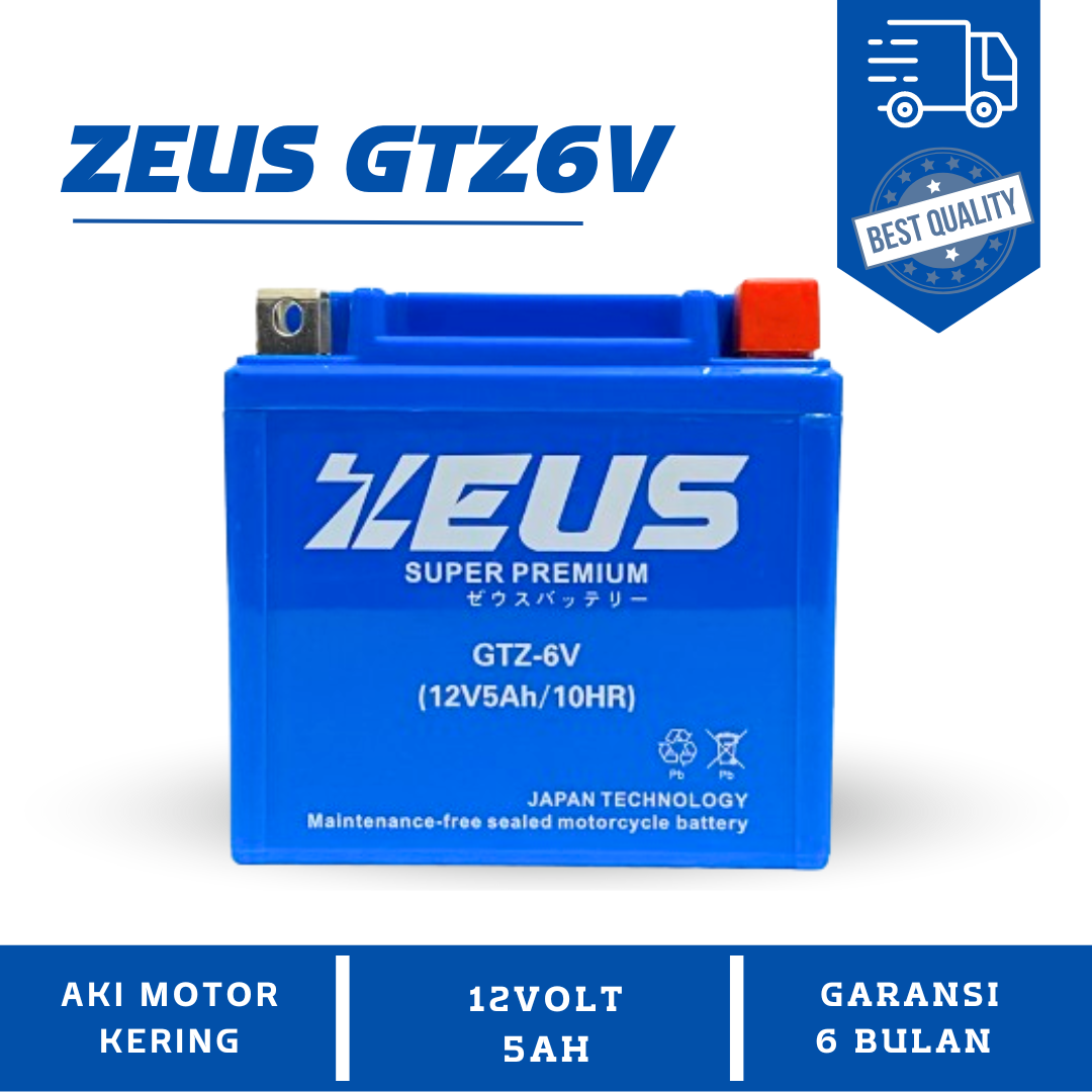 Aki Kering Motor Zeus Gtz V Honda Vario Mf Lazada Indonesia