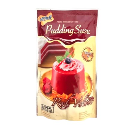 Nutrijell Pudding Susu Rasa Red Velvet Gr Agar Nutrijel Puding Bubuk