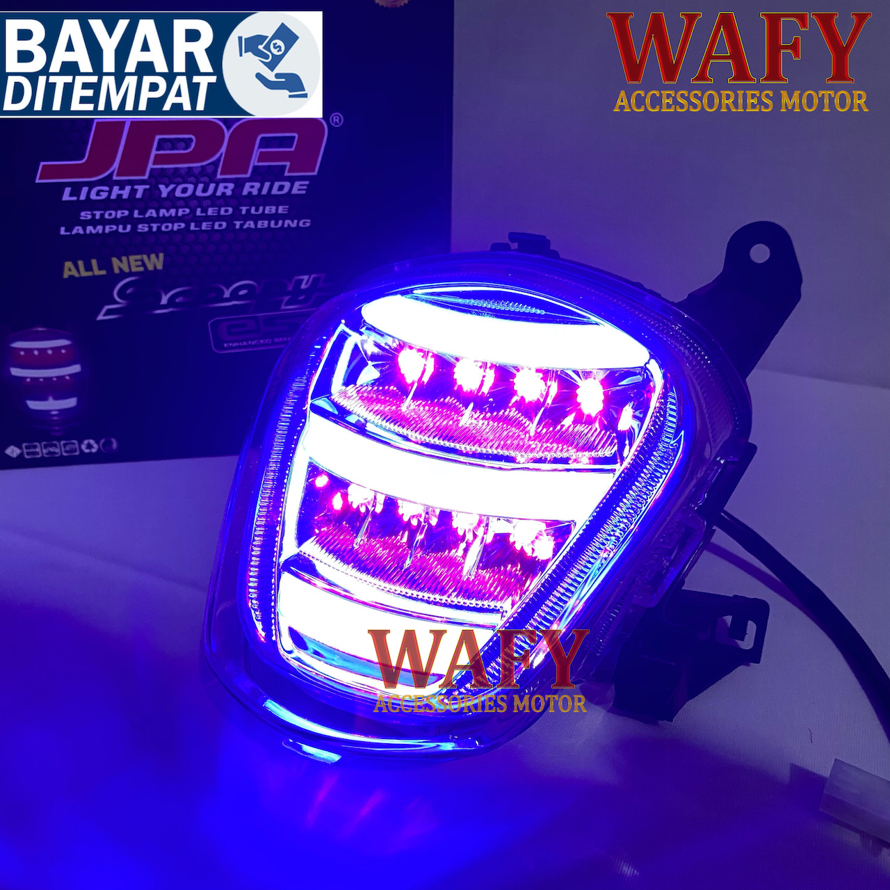 Lampu Stop Led All New Scoopy Esp Stoplamp Stoplam Scoopy New Esp Biru