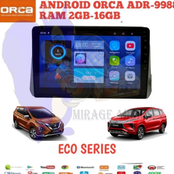 Head Unit Android Orca Eco Xpander New Livina Inch Plug And Play